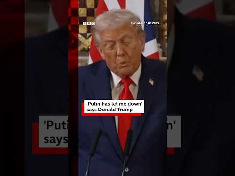 Putin has ‘let me down’, says Trump. #DonaldTrump #VladimirPutin #BBCNews