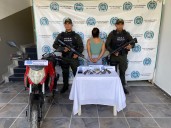 Cayó alias “Marcela” por el delito de porte ilegal de armas de fuego