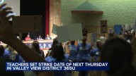 Valley View Council sets teachers strike date for Valley View School District, which coves Romeoville and Bolingbrook, Illinois