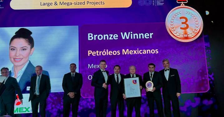 Obtiene Refinería Olmeca tercer lugar en el Premio Internacional a la Excelencia en Proyectos 2025