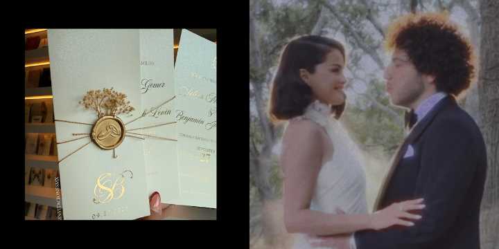 Selena Gomez and Benny Blanco’s Wedding Invitations Are So Elegant