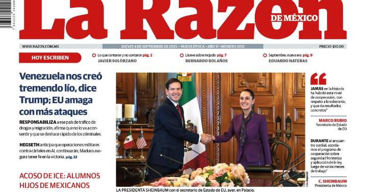Versión Impresa, 04 Septiembre 2025