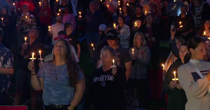 Charlie Kirk remembered at large vigil in Lakeville