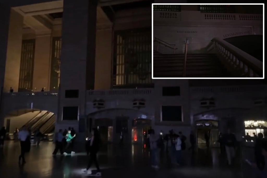 Grand Central Terminal power outage traps 5 MTA workers in elevator