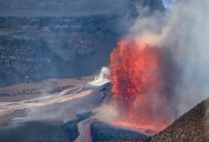 ¡Impactante! El volcán Kīlauea entra en erupción con una impresionante apariencia y potencia