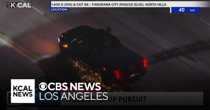 Suspect leads high speed chase with stolen pickup before losing tire and surrendering