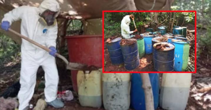 Desmantelan laboratorio clandestino y 17 zonas químicas en Sinaloa: hallan más de 16 mil litros de sustancias para fabricar drogas