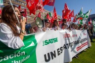 Protesta sindical por un Estatuto Marco acorde a la realidad