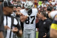 Raiders’ Michael Mayer ruled out of Bears game with concussion