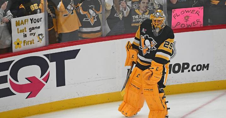 Marc-Andre Fleury plays final game in Pittsburgh Penguins uniform