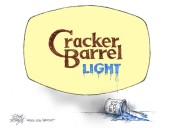 CARTOONS: Cracker Barrel cracks