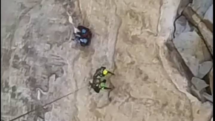 Nuevo rescate en el glaciar del Aneto: dos personas enriscadas y una de ellas, en 'shock'