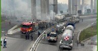 ¿Pipa se accidentó bajo puente de la Concordia por un bache? Esto dice la Fiscalía CDMX