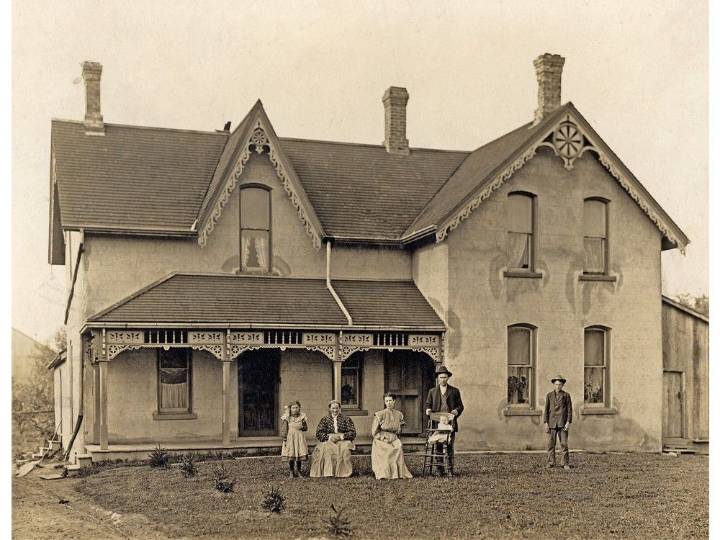 Historian documenting Lambton County historical farmhouses