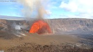 Impactantes imágenes de la erupción del volcán Kilauea en Hawái: se evidencian columnas de lava de hasta 300 metros