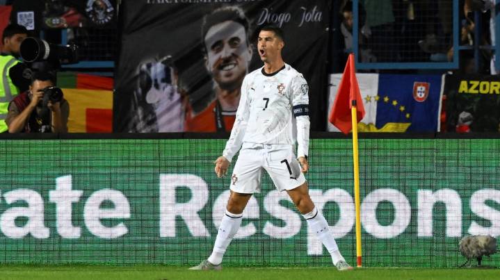 Ronaldo marcó un doblete en la victoria de Portugal por las eliminatorias europeas: a cuánto está de la marca de 1000 goles