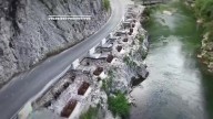 Un vuelo sobre el nuevo desfiladero de La Hermida