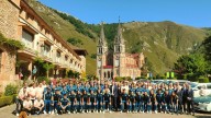 El Real Oviedo presume de ascensos en Covadonga