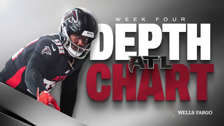 Falcons depth chart released for Week 4 vs. Washington Commanders