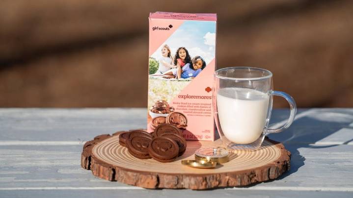 Girl Scouts add new Exploremores chocolate cookie to lineup