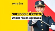 ¿Qué sueldo gana un oficial recién egresado en el Ejército? Revisa los salarios según su grado jerárquico