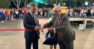 Encendido del recinto ferial de la Aldehuela