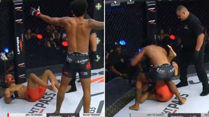 'Deserves actual jail time' - MMA referee slammed by fans after 'dangerous' decision following brutal head kick