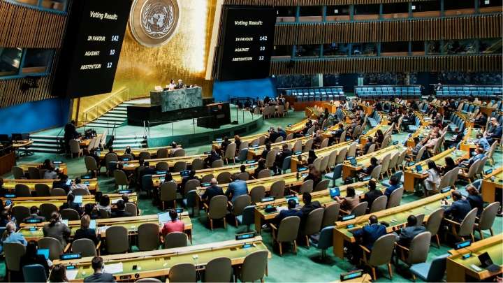 UN Overwhelmingly Endorses Declaration on Two-State Solution for Israel, Palestinians