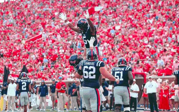 Balanced attack fuels No. 13 Ole Miss football to 45