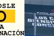 La AFA lanzó una campaña contra la discriminación y colgó una bandera en el Monumental