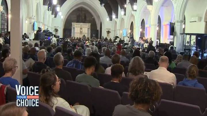 Mayoral candidates weigh in on the issues during packed forum in Jamaica Plain