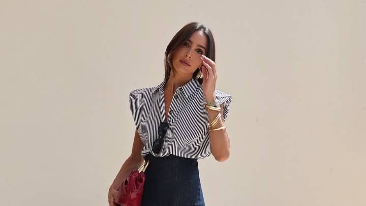 Rocío Osorno agota los vaqueros wide leg de Zara que más estilizan: así es el look que arrasa en septiembre