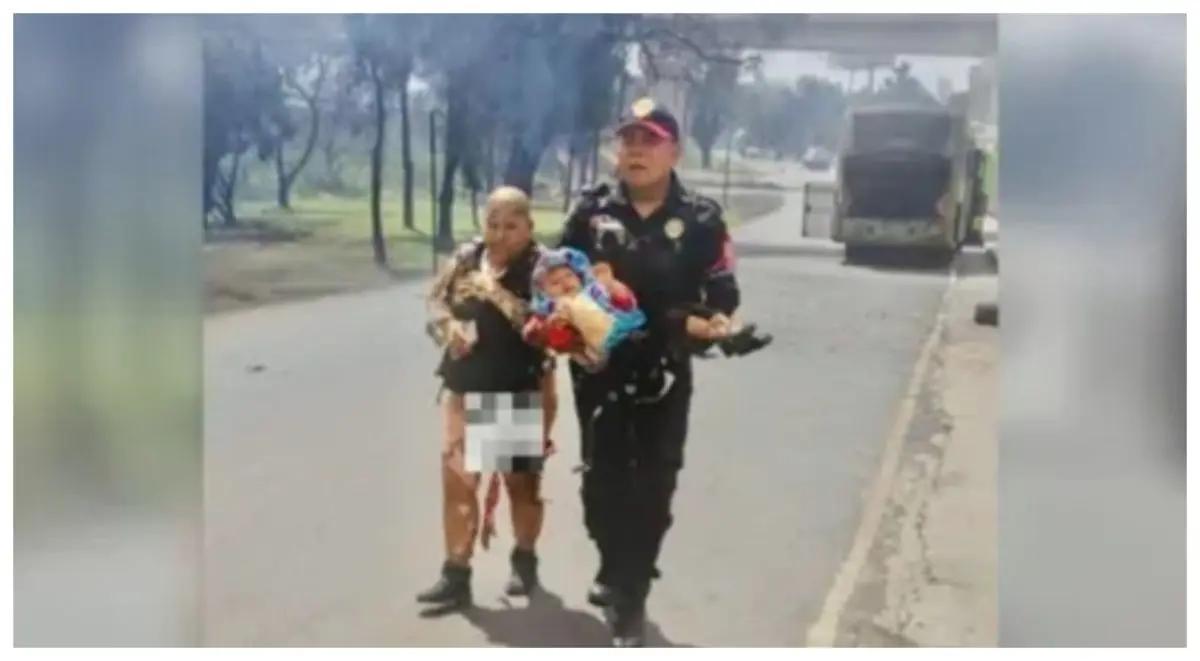 Policía que rescató a bebé en explosión de Iztapalapa se disculpa por no poder salvar a la abuelita Alicia Matías
