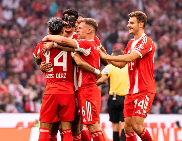 Lucho Díaz, gol en la victoria del Bayern Munich 5×0 sobre Hamburgo en la Bundesliga