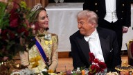 Trump's chivalrous moment with Kate caught on camera