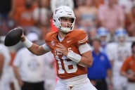 Texas' Sarkisian dismisses question about QB Arch Manning possibly having throwing issues