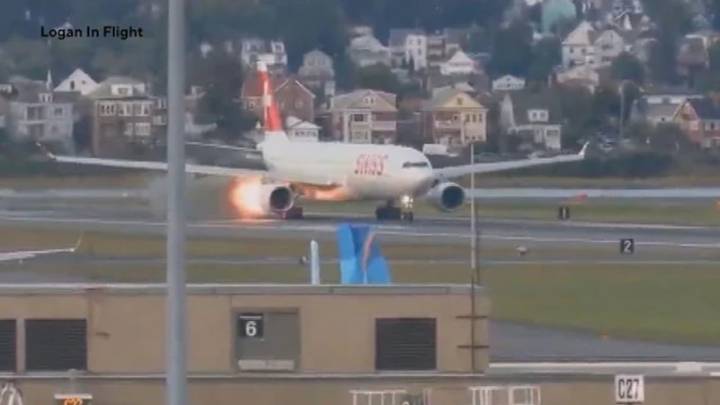 Video registra avión en llamas antes del despegue con más de 200 pasajeros a bordo