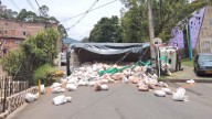 Volcamiento de camión restringe el ingreso al corregimiento de Altavista