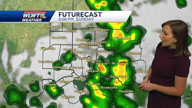 Scattered showers and storms return to Cincinnati tomorrow