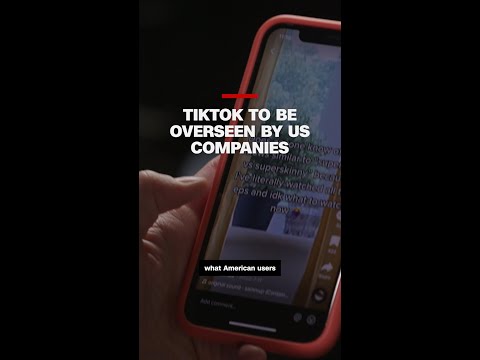 TikTok to be overseen by US companies