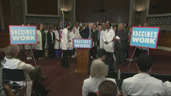 Sen. Sanders, public health officials speak on vaccines