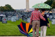 Trail of Truth: Thousands of tombstones on National Mall mark drug deaths