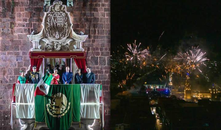 En un Ambiente Festivo, Tere Jiménez Celebra el Grito de Independencia Junto a Miles de Familias en Aguascalientes