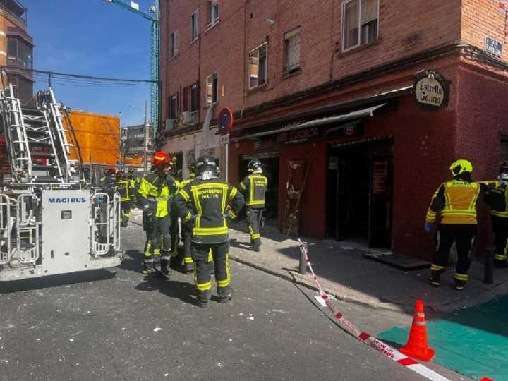 25 personas heridas tras explosión en un bar de Madrid