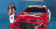 Kids help design look for Valvoline's livery on a NASCAR Cup car
