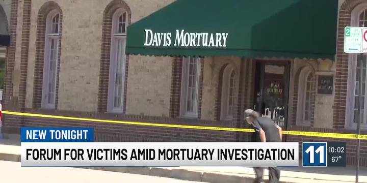 Attorneys hold public gathering to discuss legal steps with potential victims in Davis Mortuary case