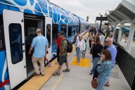 Metrolink launches 1st zero-emission train on Arrow line in San Bernardino
