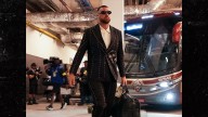 Travis Kelce Shows Up To Chiefs' Brazil Game In Custom Suit