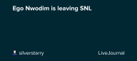 Ego Nwodim is leaving SNL: ohnotheydidnt