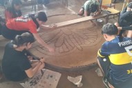Arrancó la jornada de alfombras en Candelaria